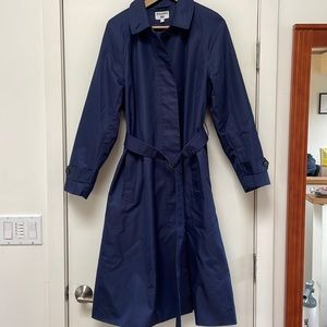 Navy trench by Ines de La Fressange x Uniqlo.